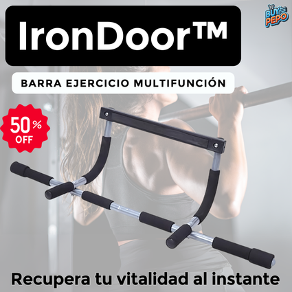 IronDoor™ 💪 - Barra ejercicio multifunción 🏋️
