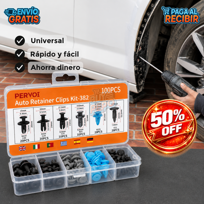 FixClip™ 🚗 - Kit clips universales vehículo 🔧