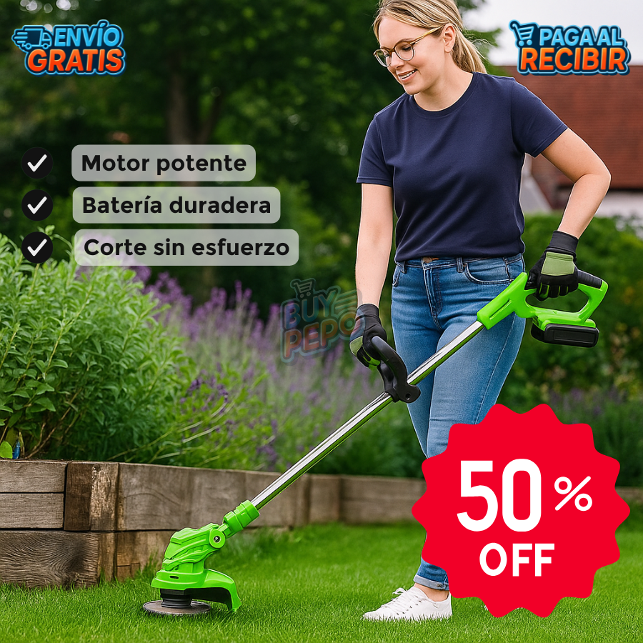 GrassBlade™ 🌱 - Cortadora césped inalámbrica ⚡