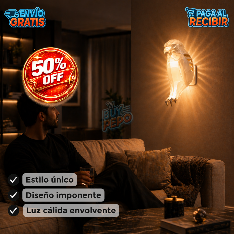 AquilaGlow™ 🦅 - lámpara águila 3D 💡