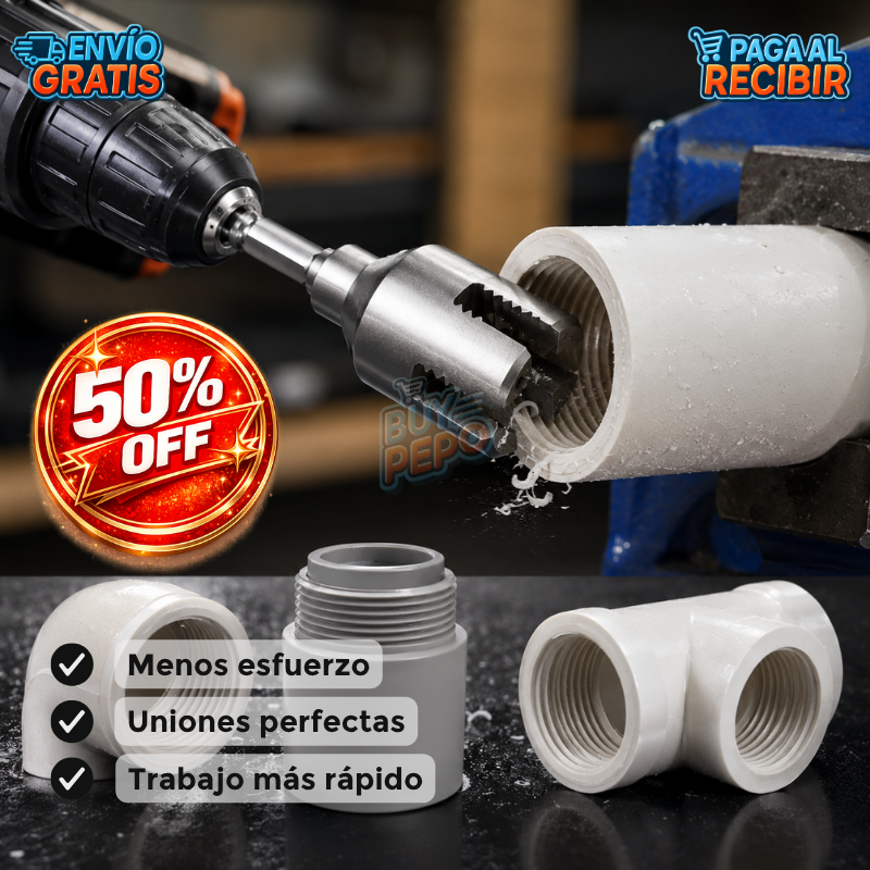ThreadPro™ 🔩 - Roscador para tubos 🛠️