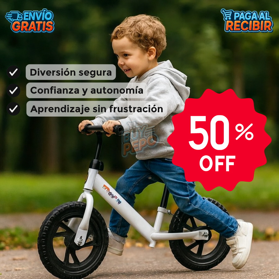 MiniRider™ 🚲 - Bicicleta de Equilibrio Infantil 🎈