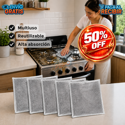 MagicClean™ 🧽 - Pack 10 paños mágicos ✨