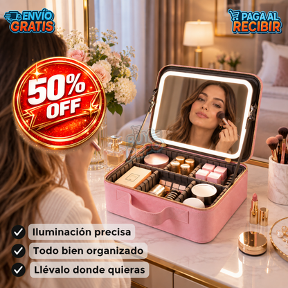 GlowBox™ 💡 - Estuche maquillaje LED 💄