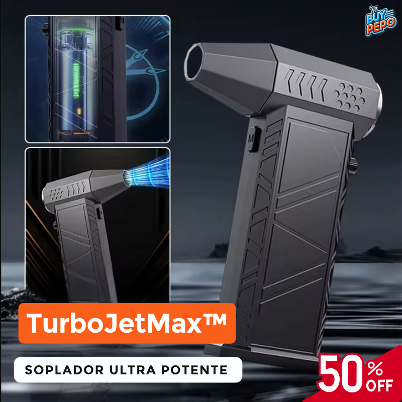 TurboJetMax™ - 🌀 Soplador Ultra Potente 130.000 RPM 💨✨
