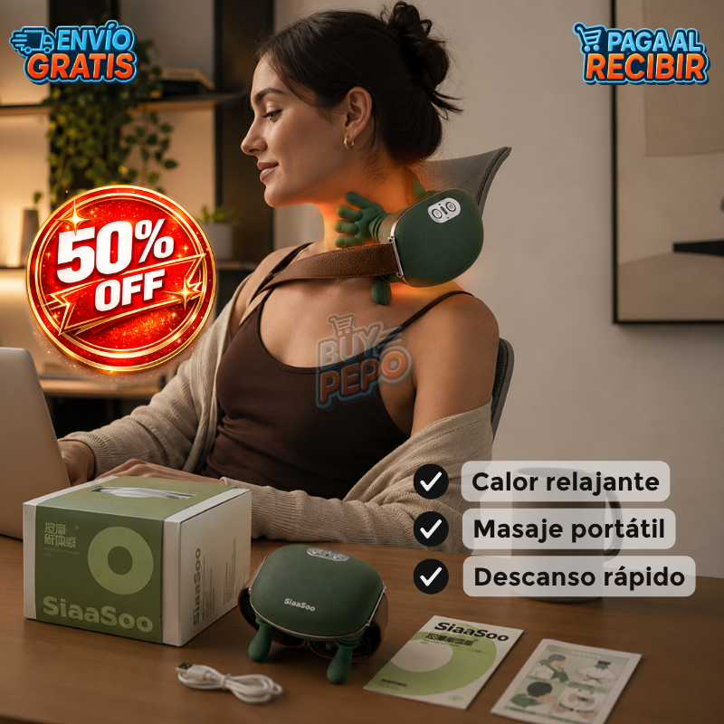 NeckWarm™ 🔥 - Masajeador cervical térmico 🔥