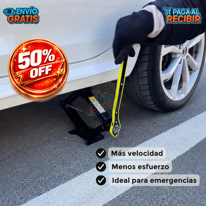 LiftPro™ 🚗 - Llave para gata ⚙️