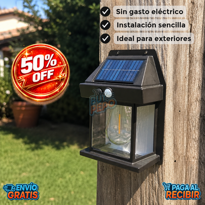 SolarBeam™ ☀️ - Foco solar exterior 💡