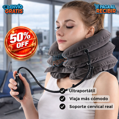 NeckAir™ 😴 - Almohada inflable cervical 😌