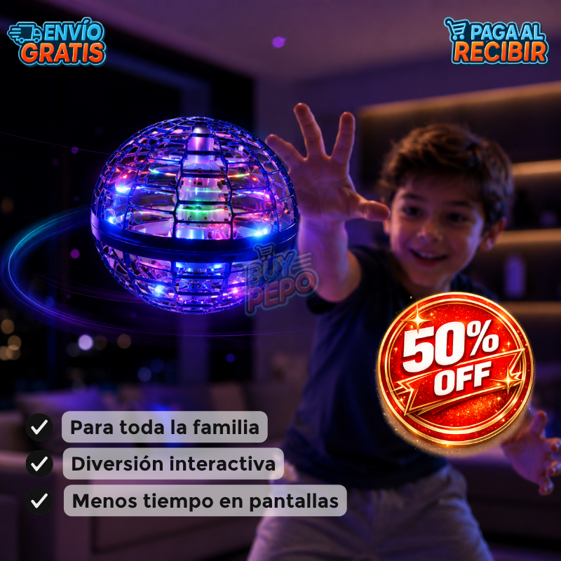 FlyNova™ 🚀 - Bola voladora interactiva ✨