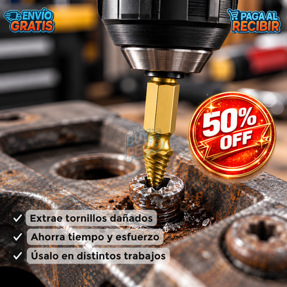 SacaTodo™ 💪 - Extractor de tornillos rotos 🔧
