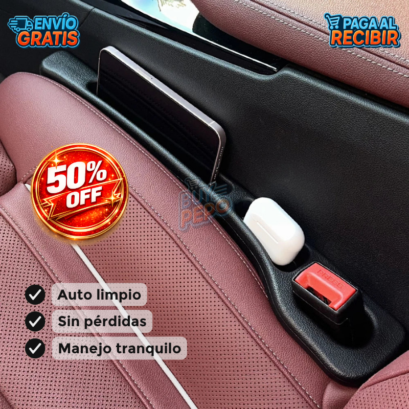 GapLock™ 🚗 - Relleno anti caídas asiento 🔒
