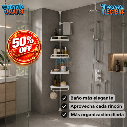 CornerSpa™ 🚿 - Esquinero organizador ducha ✨