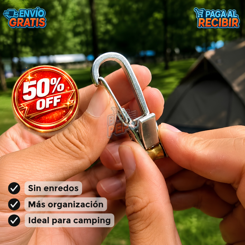 CampRoll™ 🏕️ - Organizador de cuerdas 🧵