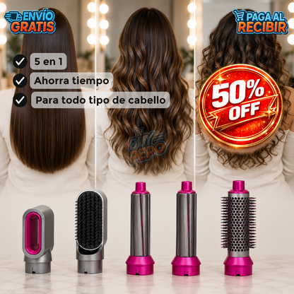 StylePro™ 💇 - Cepillo profesional 5 en 1 ✨