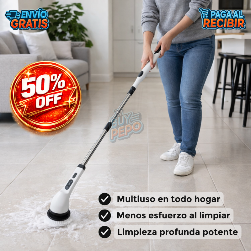 SpinClean™ 🧼 - Cepillo Eléctrico Multiuso ⚡