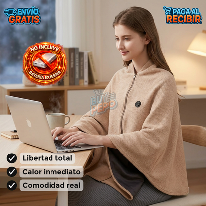 ThermaWrap™ 🔥 - Manta poncho calefactable 🔥