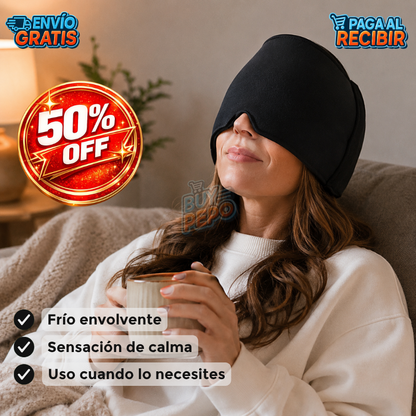 ColdRelief™ 🧊 - Gorro de gel para migraña ❄️
