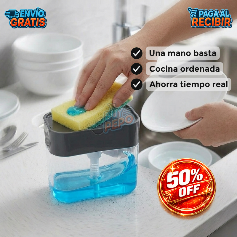 SoapFlow™ 🧼 - Dispensador de detergente inteligente 🧽