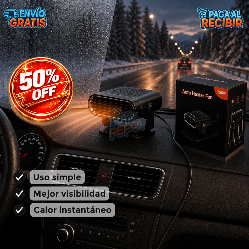 HeatDrive™ 🔥 - Calefactor auto portátil 🚗