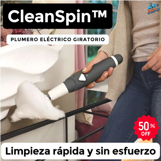 CleanSpin™ 🌟 -  Plumero eléctrico giratorio ✨
