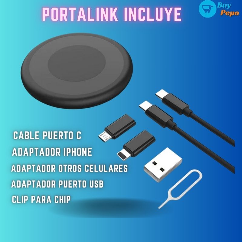 PORTALINK 7 en 1® 🔌✨ - Kit de cable y adaptadores de carga rápida ⚡📱