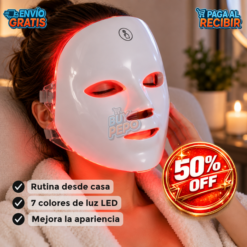 LumiFace™ ✨ - Máscara facial LED 💆‍♀️