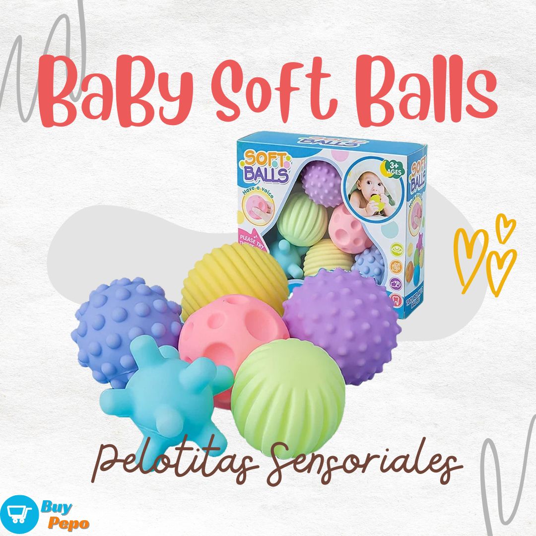 Pelotitas Sensoriales BABY SOFT BALLS