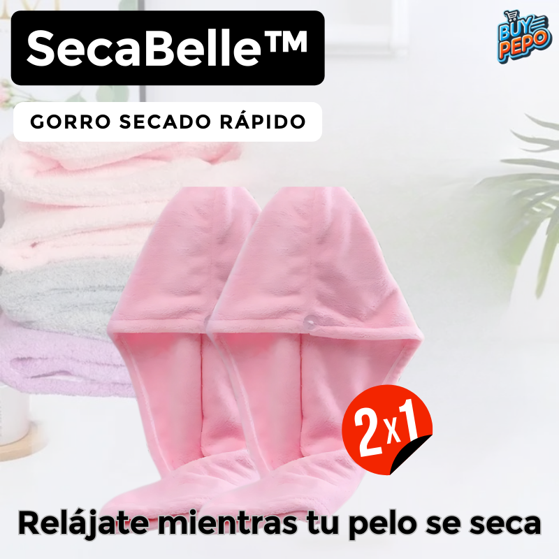 SecaBelle™ 🌺 - Gorro secado rápido 💨