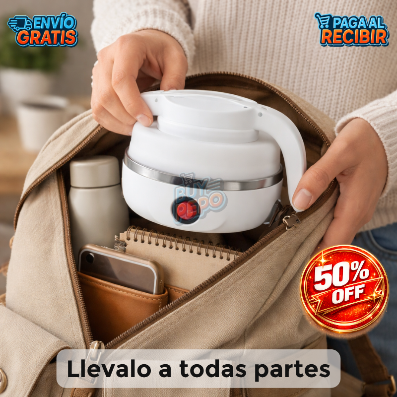 FoldHeat™ 🔥 - Hervidor plegable portátil ⚡
