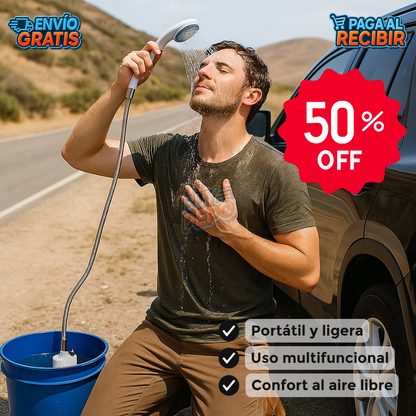 AquaNomad™ 🚿 - Ducha portátil multiuso 🌲