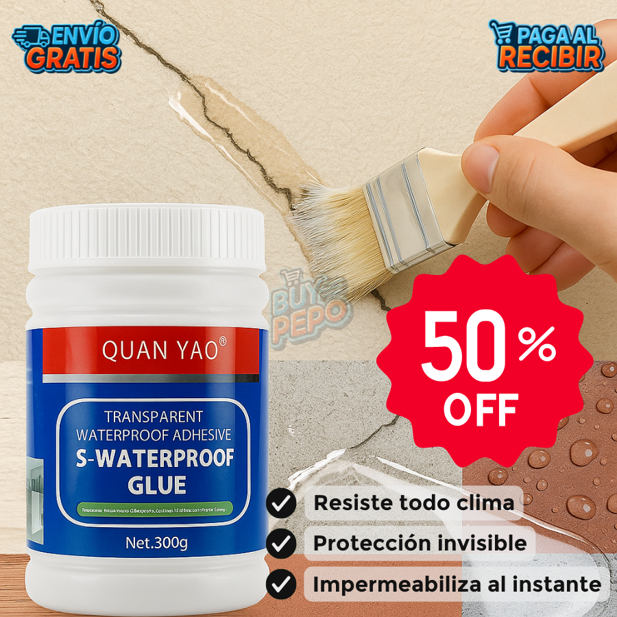 SealPro™ 💧 - Sellador impermeable transparente 300gr 🛠️