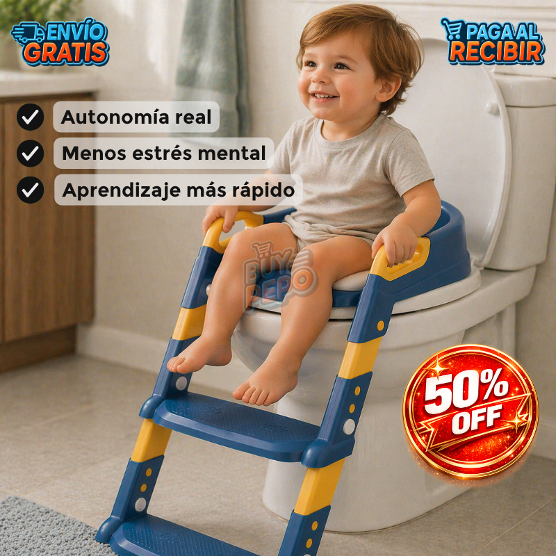 StepPotty™🪜 - Asiento con escalera 👶