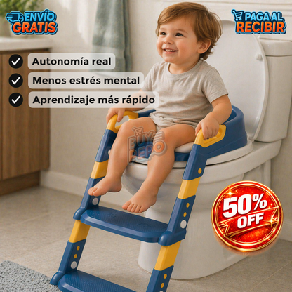 StepPotty™🪜 - Asiento con escalera 👶