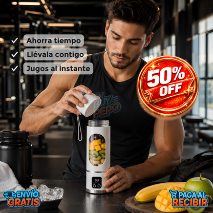 BlendGo™ 🥤 - Licuadora Portátil USB ⚡