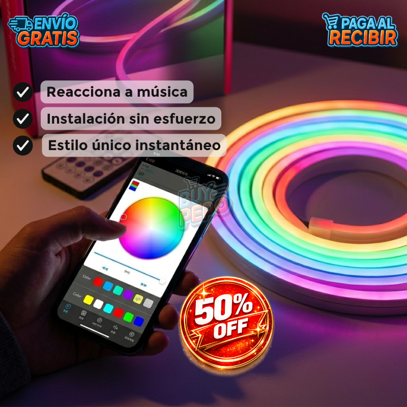 AuraStrip™ ✨ - tira led decorativa 💡