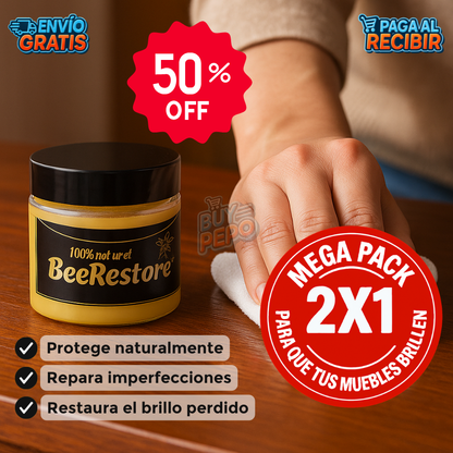 BeeRestore™ 🐝 - Cera Restauradora de Madera 100ml✨