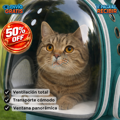 PetVista™ 🐾 - Mochila transporte mascotas 🎒