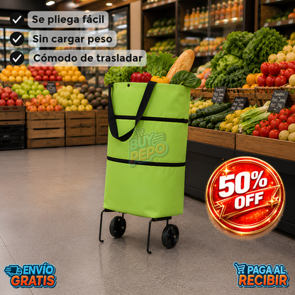 EasyCart™ 🛍️ - Carro bolso 2 en 1 ✨