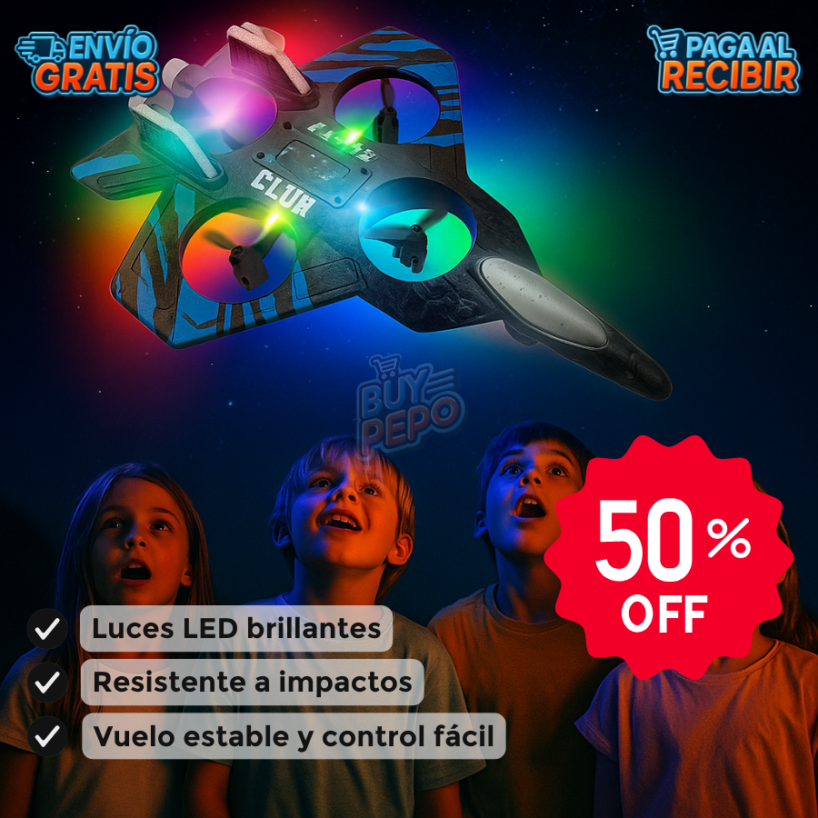 SkyRush™ ✈️ - Avión Acrobático Antigolpes 🚀 ✨
