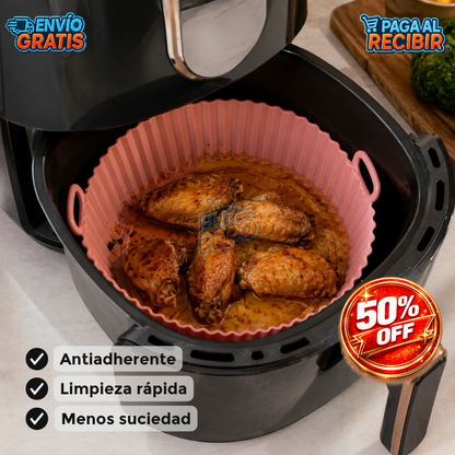 AirTray™ 🍟 - Pack 2 bandejas de silicona ✨