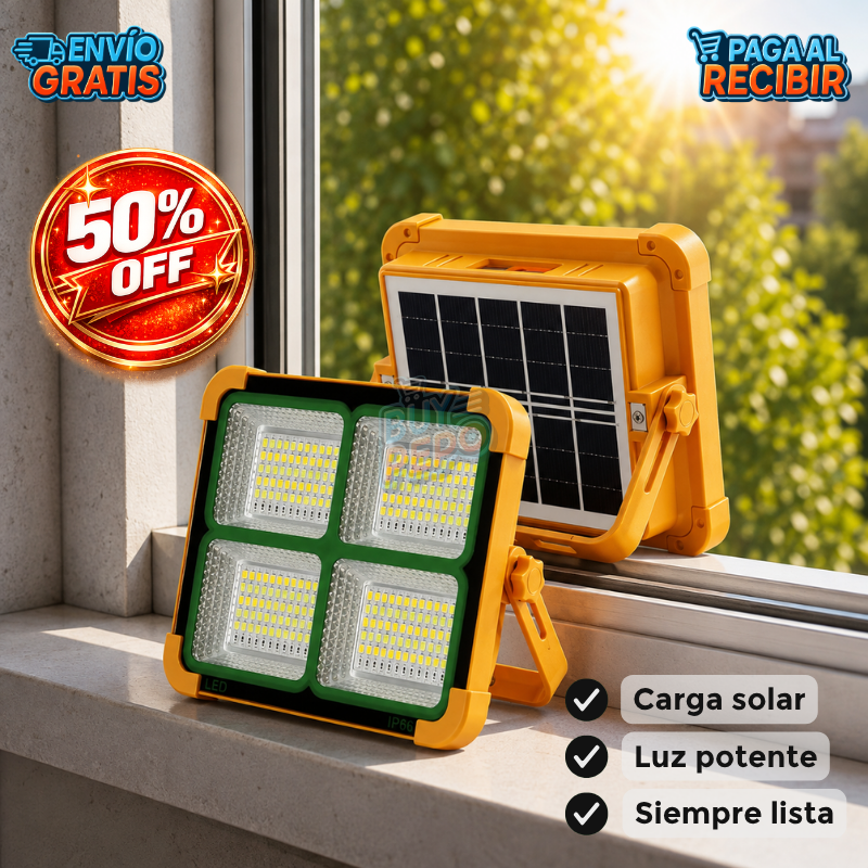 SolarReady™ 🔦 - Lámpara de emergencia solar ☀️