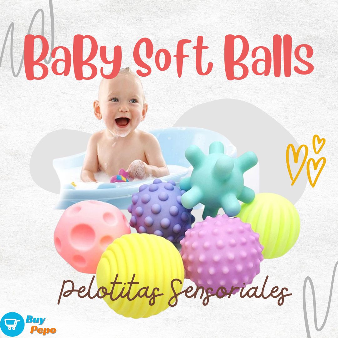 Pelotitas Sensoriales BABY SOFT BALLS