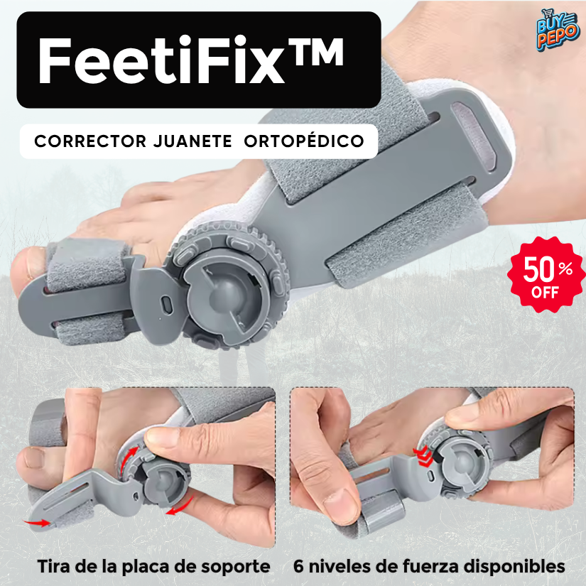 FeetiFix™ 🦶 - Alineador Ortopédico Para Juanetes 💪