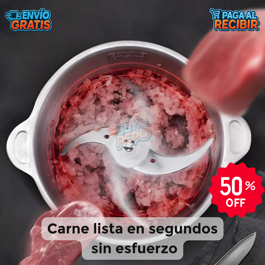ChefSteel™ 🥩- Picadora Alimentos Multifuncional 🔄