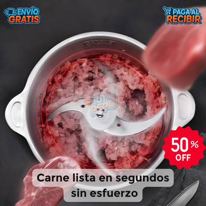 ChefSteel™ 🥩- Picadora Alimentos Multifuncional 🔄