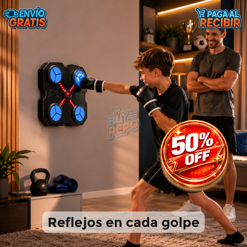 PunchHero™ 🥊 - Máquina boxeo infantil 🎯