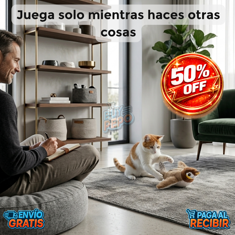 FlyCat™ 🐦 - Pájaro interactivo volador 🐱