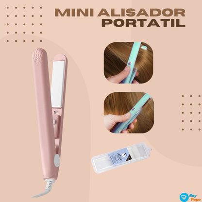 MINI PLANCHA PORTATIL® Alisado/Rizado
