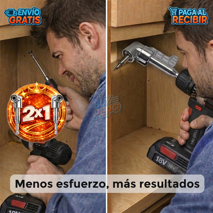 TorqueFlex™ 🔧 - Extensión ángulo taladro 🔩